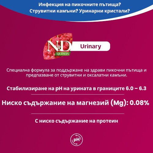N&D QUINOA URINARY с патешко месо - Image 6