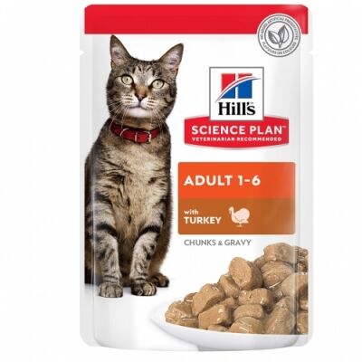 Hill's Science Plan Feline Adult пауч с пуйка 85 гр.