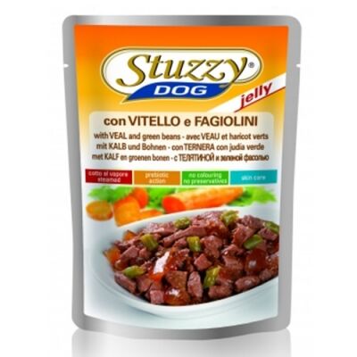 STUZZY DOG WITH VEAL and green beans 100 g